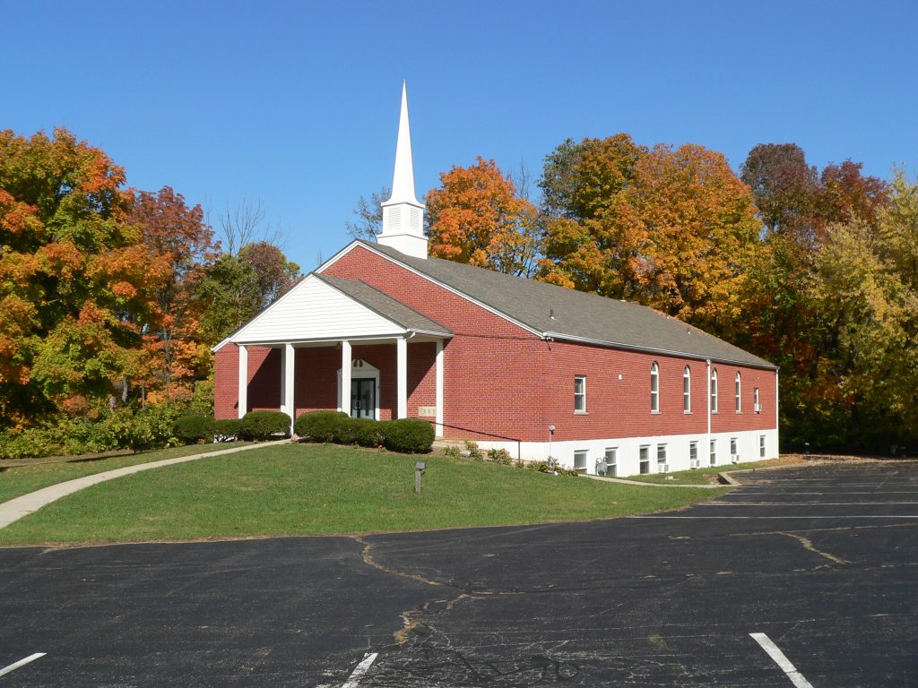 Creek Road Baptist Church in the Fall