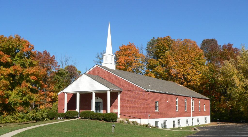 Creek Road Baptist Church in the Fall